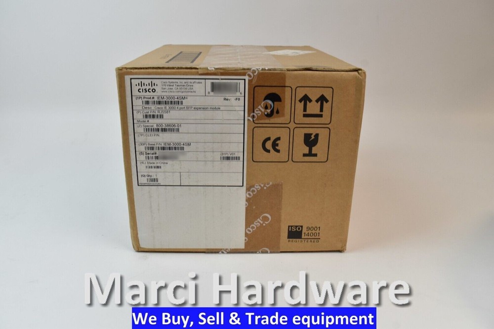 New Sealed Cisco IEM-3000-4SM Industrial Ethernet Switch