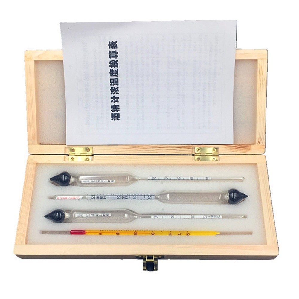 Alcohol Meter Set Tools Test Meters & Detectors 1 Pack Accessories Glass