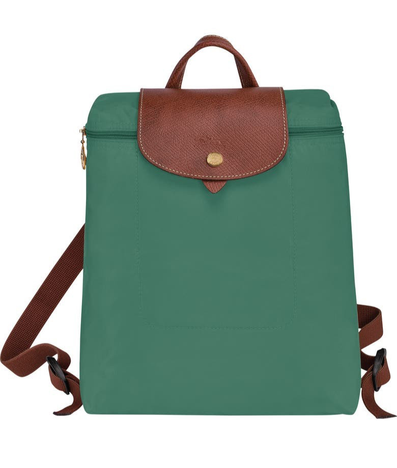 Longchamp Le Pliage Nylon Foldable Backpack ~NIP~ Sage