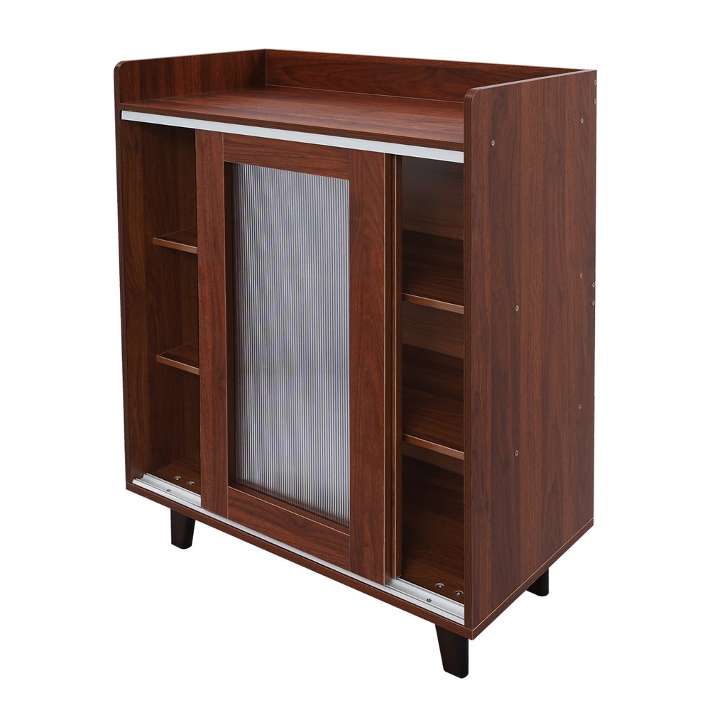 3-Tier Sideboard Cabinet Kitchen Storage Organizer Floor Standing Storage Holder