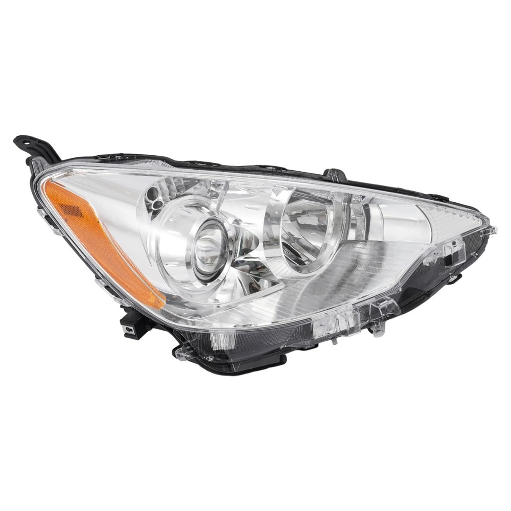 Halogen Headlight Assembly 2012-2014 Prius C 3Pin Right Passenger w/o Bulbs