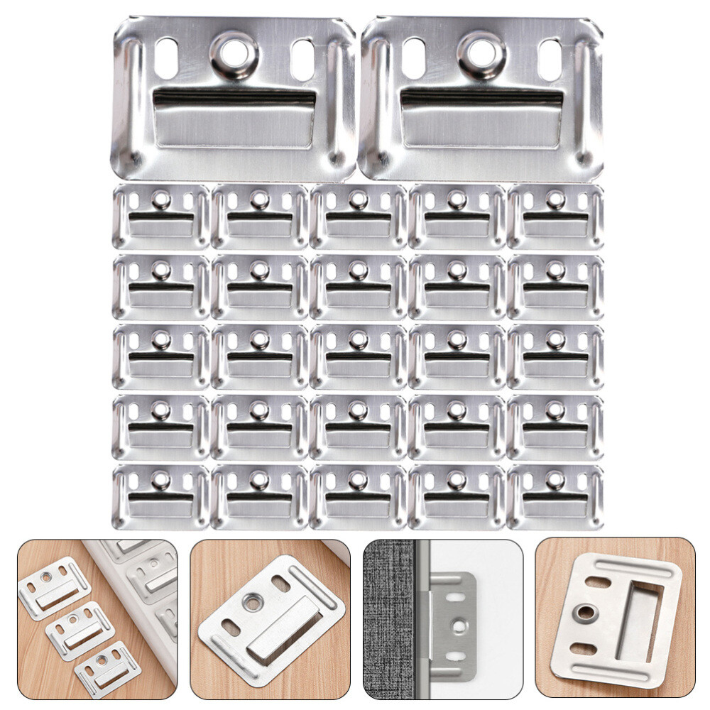 100Pc Integrated Wall Panel Clamp Hemoton Wpc Installation Clips Buckle Clamp