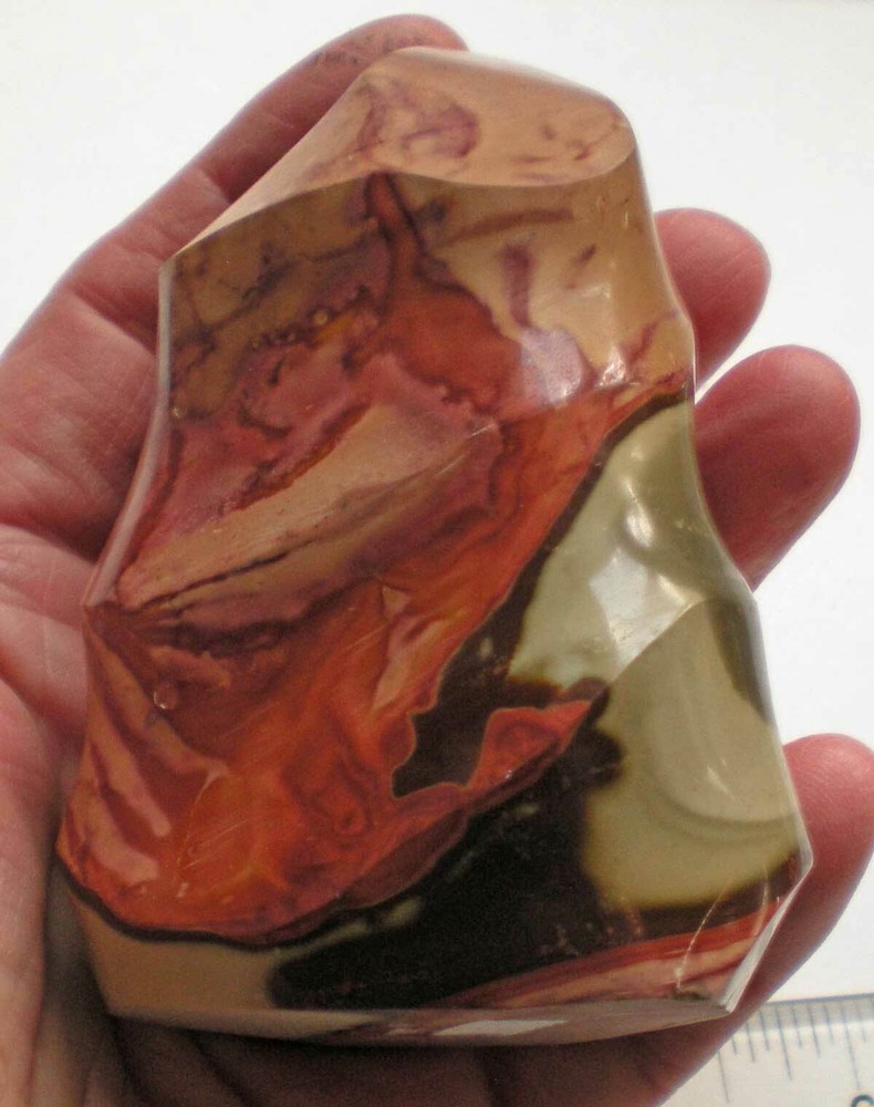 Polychrome Jasper Standing Stone Flame - Madagascar sc962