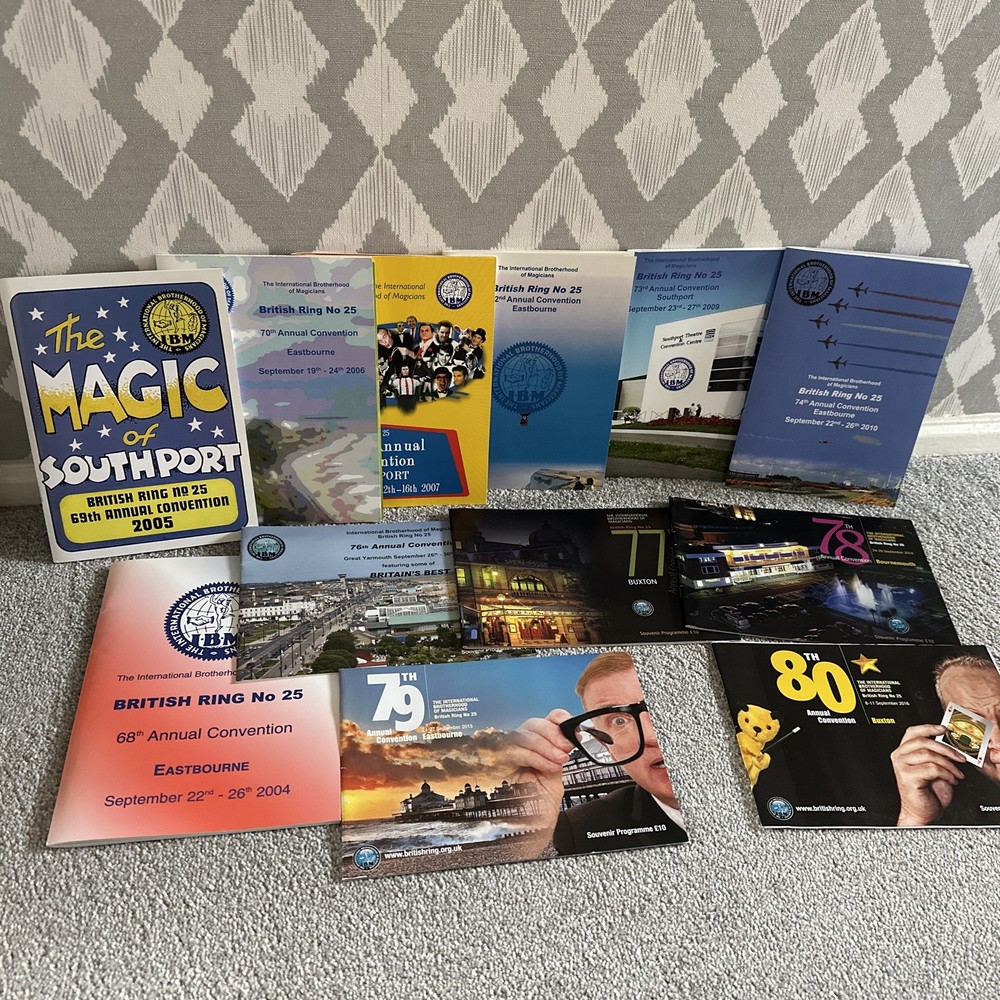 12x IBM magic Convention 2004-2016  Programs