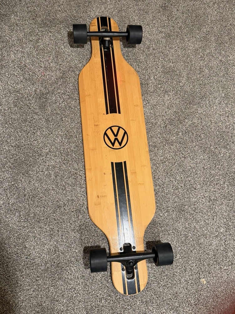 Volkswagen Longboard Skateboard Complete with Wheels Used
