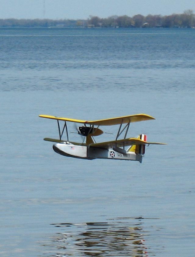 Model Builder 1920s Navy Flying Boat Plans Nov 1975, 72" WS