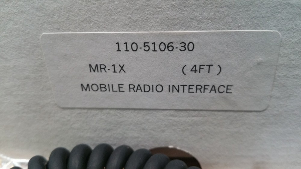 Mobile Radio Interface Fire Com MR-1X (4FT) 110-5106-30 Assembly