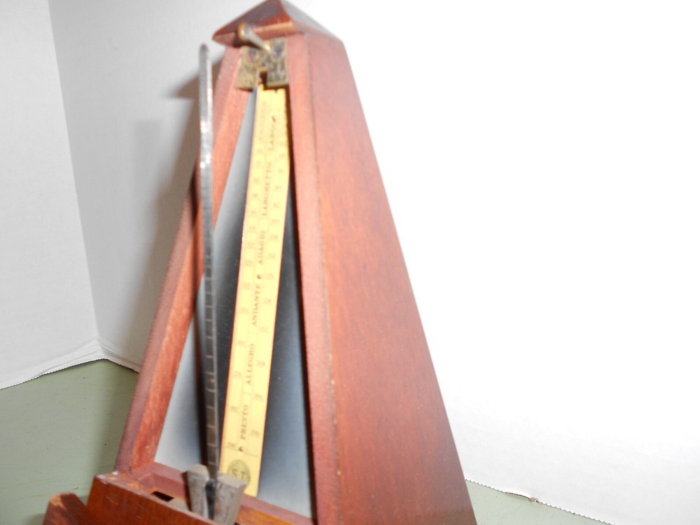 Antique De Maelzel Wood Metronome, Walnut ? case