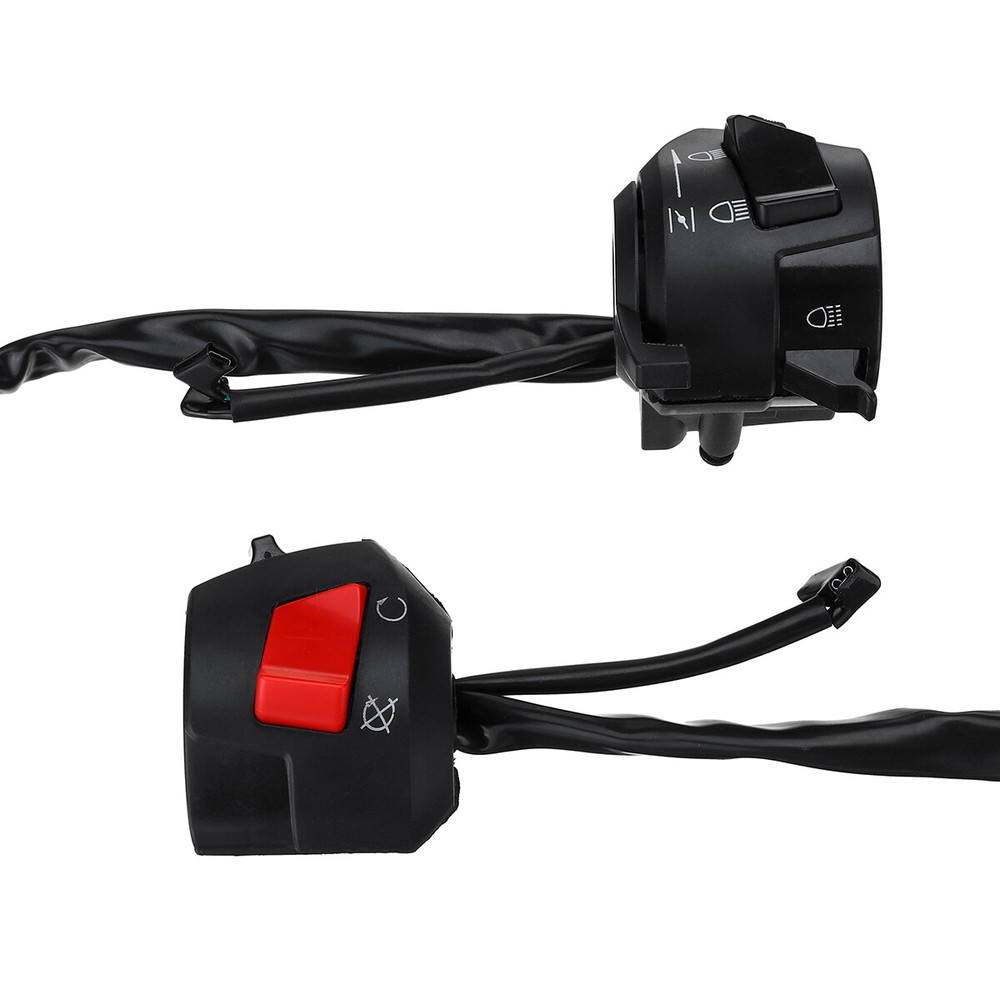 7/8" Motorcycle Handlebar Horn Button Turn Signal Headlight Controller Switch