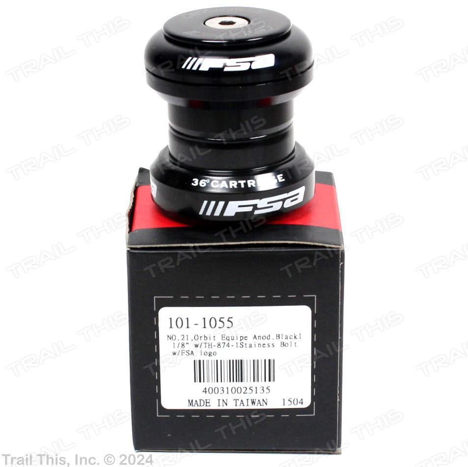 FSA Orbit Equipe 1-1/8" Threadless Bicycle Headset - Black