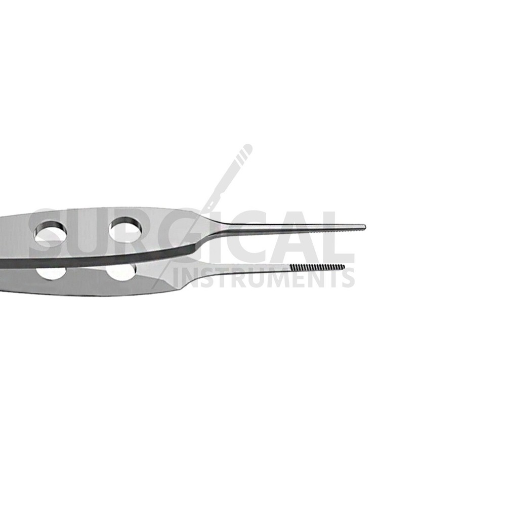 2 Pcs Bishop Harmon Forceps Serrated Surgical Eye Instruments German Grade