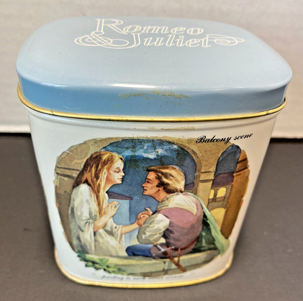 Vintage Romeo & Juliet Tin ~Bristows~Assorted Toffee Tin