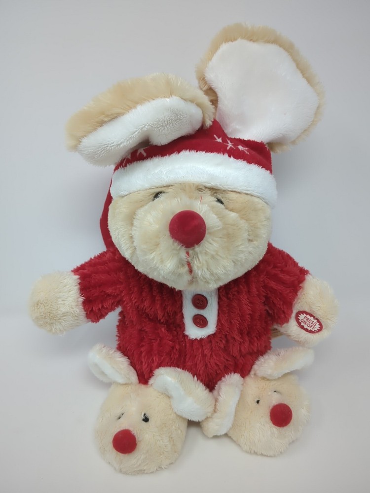 Singing, Toe Tapping Dan Dee Christmas Mouse Plush Tested 