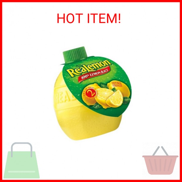 Realemon 100% Lemon Juice, 2.5 oz