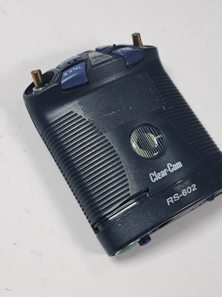 Clearcom RS-602 Two-Channel Portable Intercom Beltpack READ Description