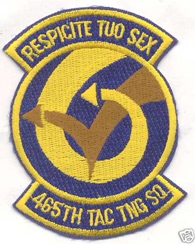 465th TAC TRAINING SQUADRON patch