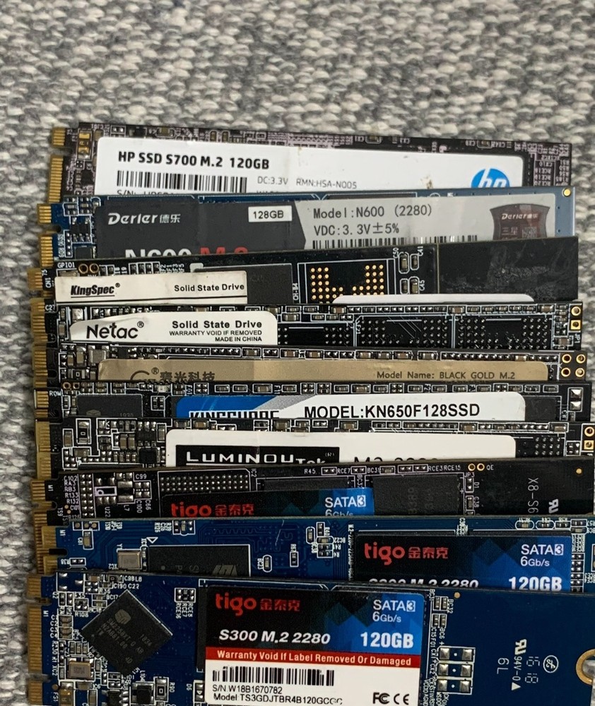 1/2/3/4Pcs M.2 SATA NGFF SSD 512GB 2280 Solid State Hard Drives PC