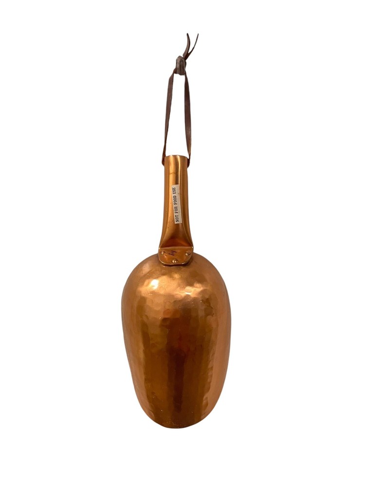 11” Large Hammered Copper Scoop