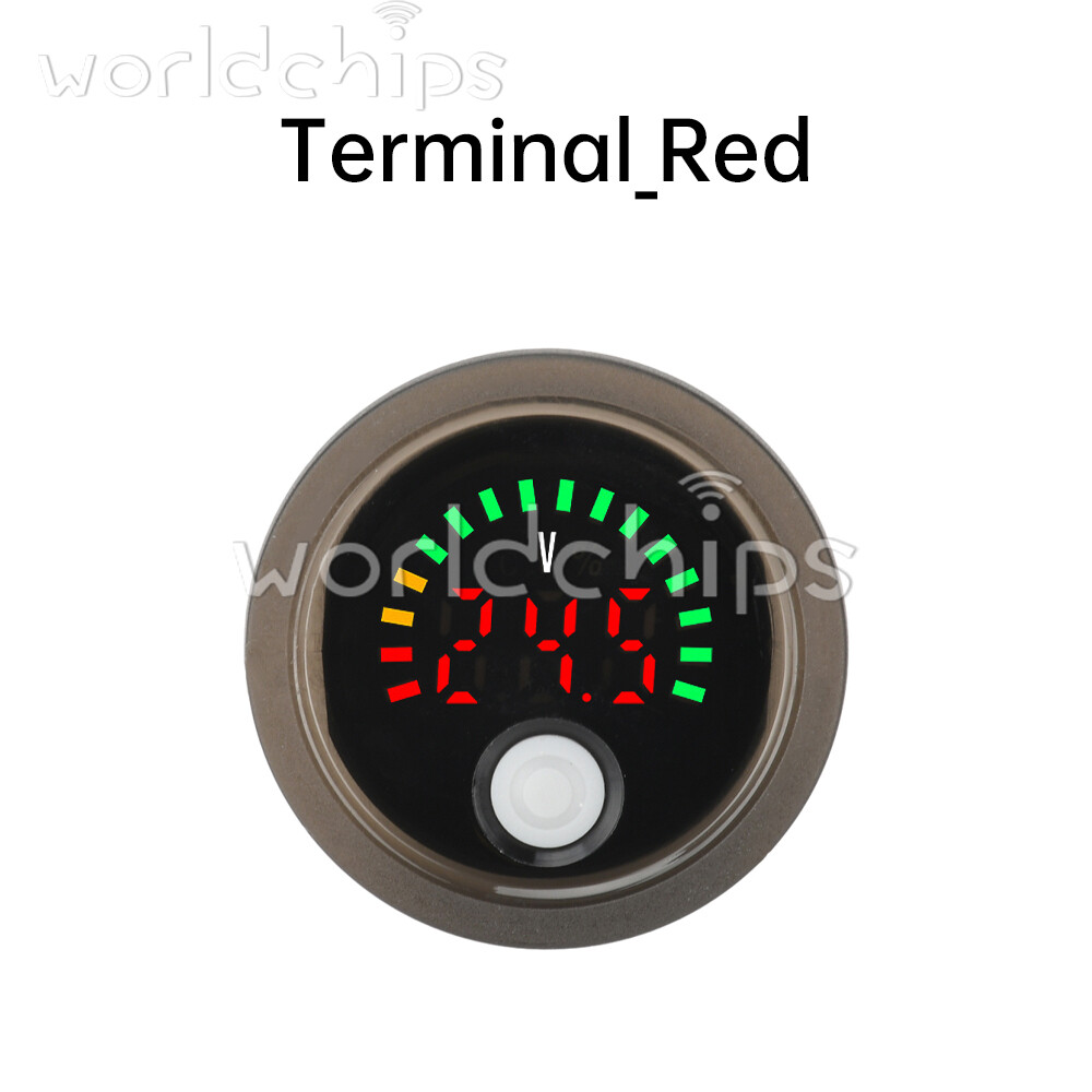 DC7-100V Waterproof Voltmeter LED Digital Voltage Power Indicator + Anti-Reverse