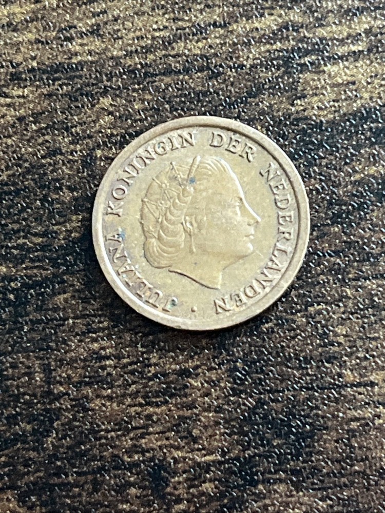 1961 Netherlands 1 One Cent Actual Coin TB2214*