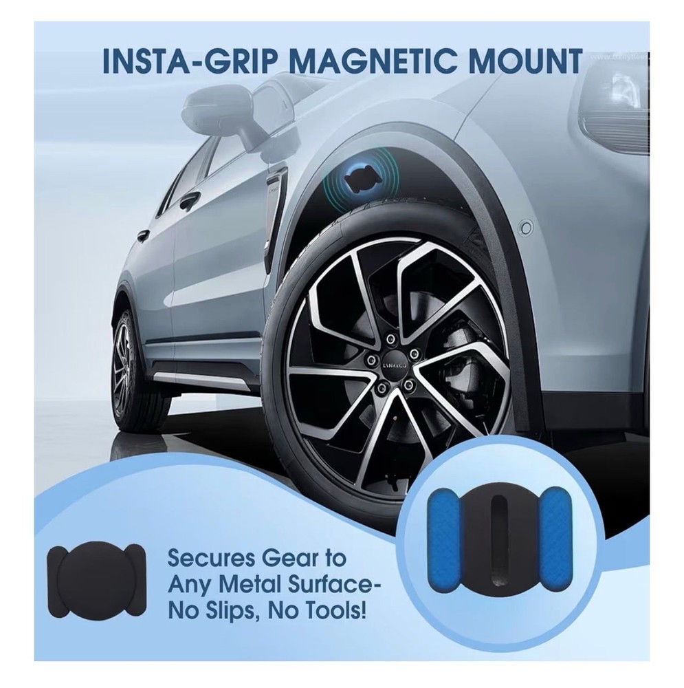Mini GPS Tracker for Car Magnetic Bluetooth No Subscription iOS Find My Device