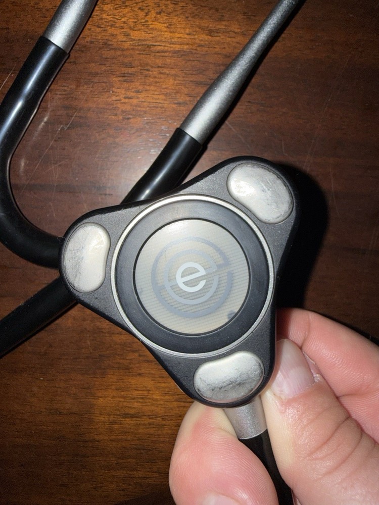 Eko CORE 500 Electronic Stethoscope Black/Silver Model COR500 READ DESCRIPTION
