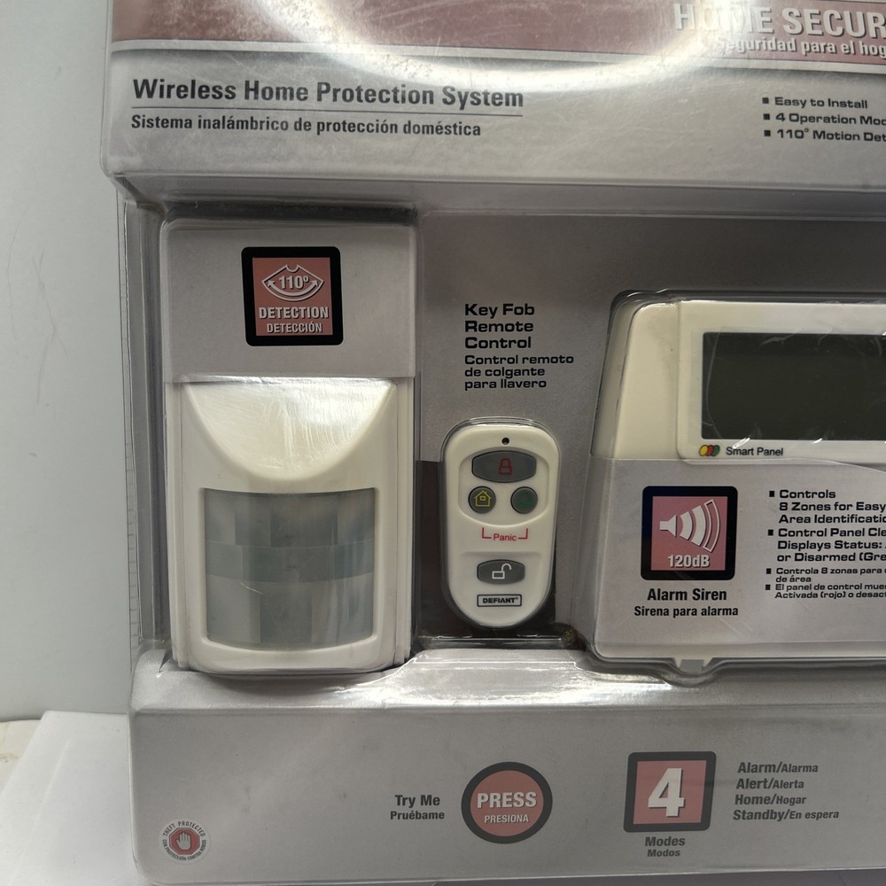 Defiant Wireless Home Protection/Security Alarm/Alert System