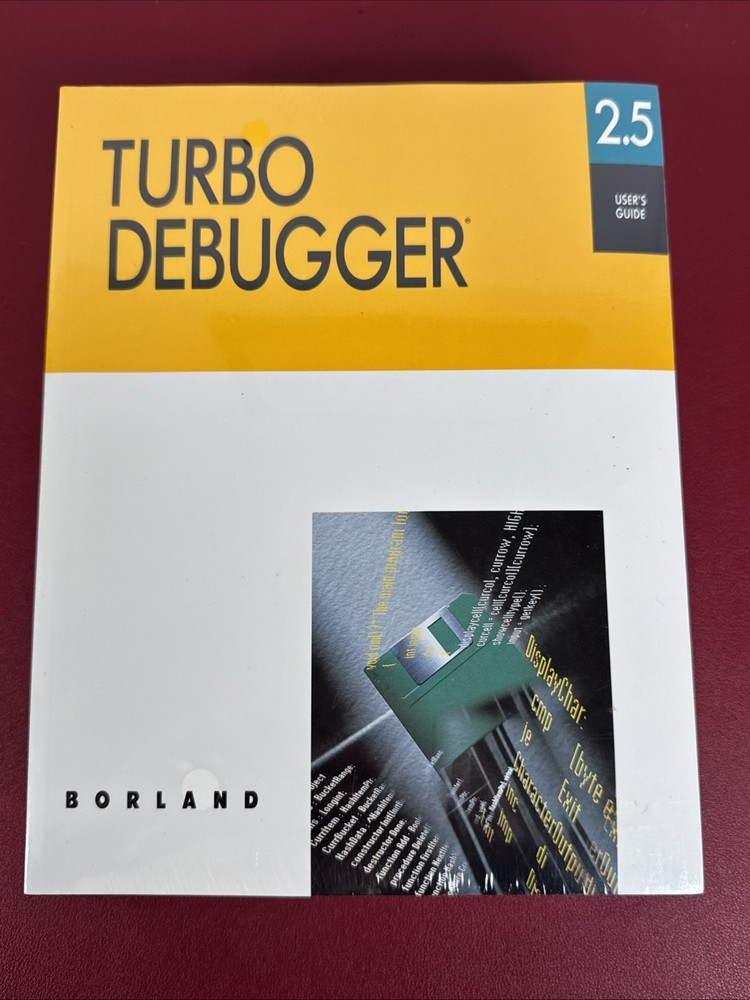 Borland Turbo Debugger 2.5 User's Guide Manual Set - Profiler, Assembler, New