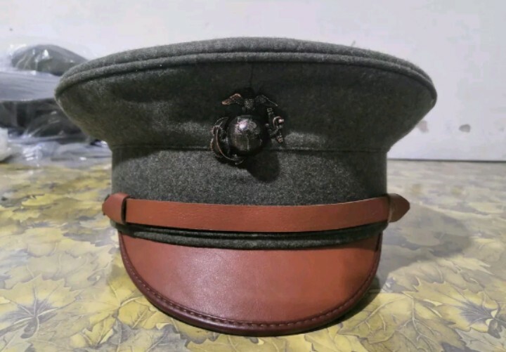 USMC forest green wool hats 1912