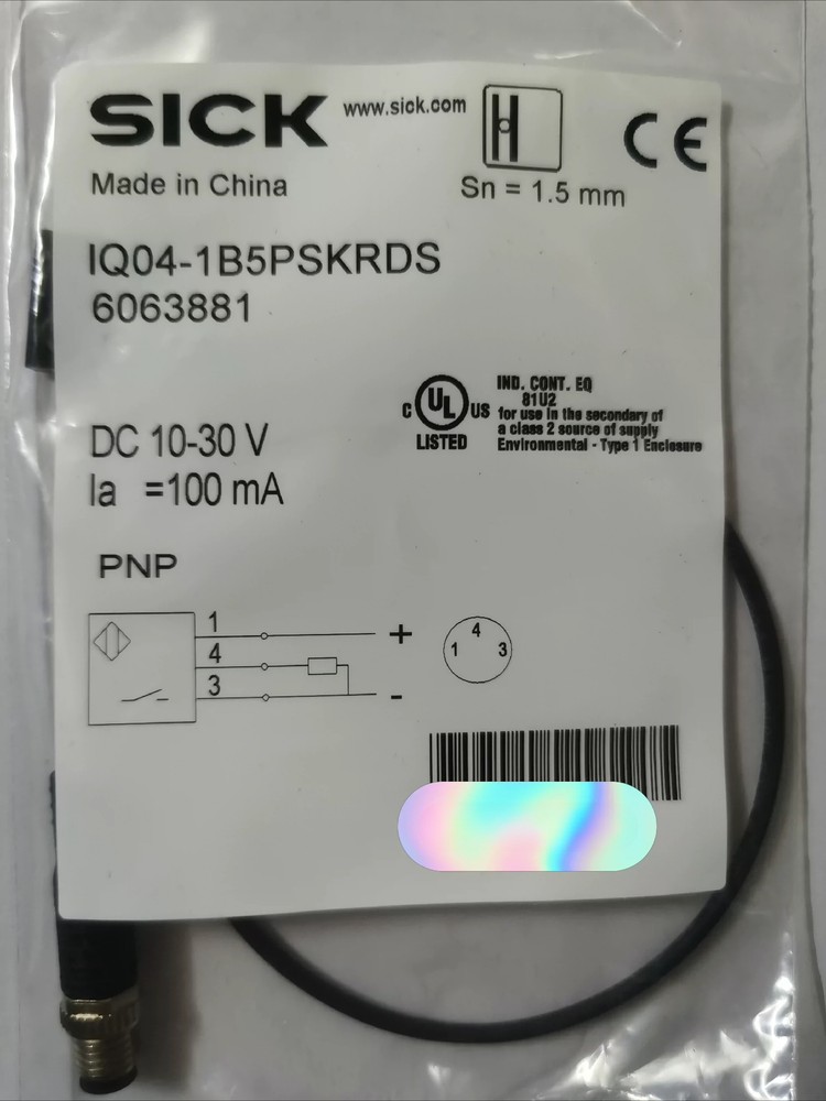 SICK IQ04-1B5PSKRDS 6063881 Proximity Sensor
