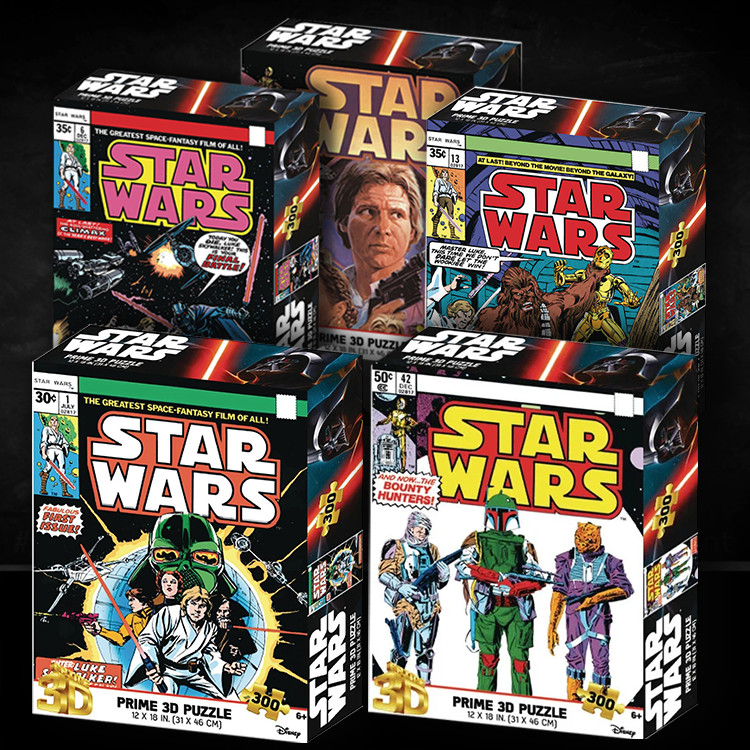 Star Wars Marvel Comics Lenticular 3D Puzzle Bundle - All 5 Exclusive Covers