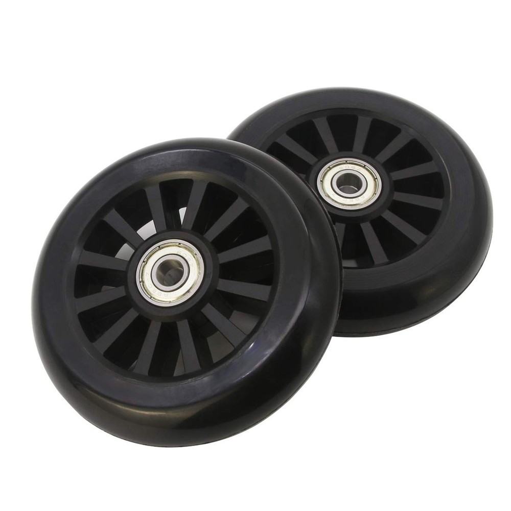 100mm Pro Kick Scooter Wheels Replacement Pair-Plastic Core 100mm Scooter Whe...