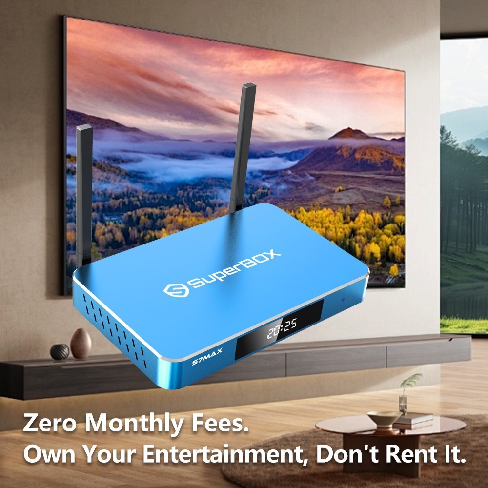 2026 New Superbox S7 Max streaming media player 6K UHD Android 12 Ship Same Day