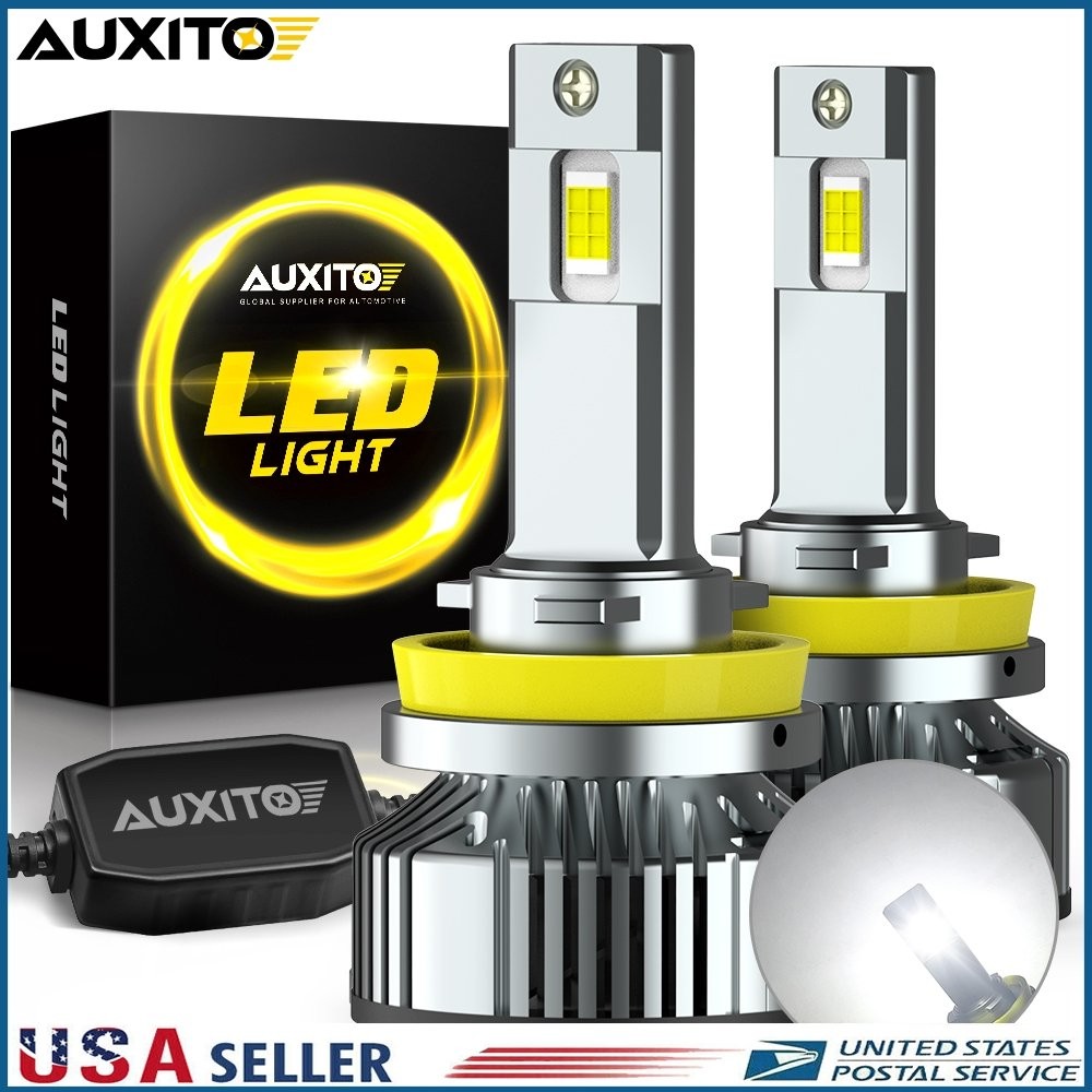 80000LM H11 LED Headlight Bulb Conversion Kit Low Beam White Bright 6500K A