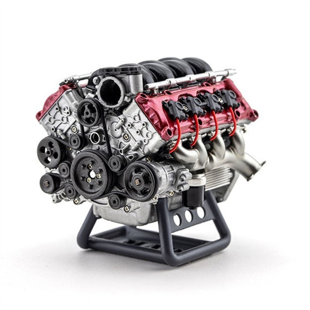 V8 Combustion Engine Model Building Kits Internal DIY Hobby For Adults