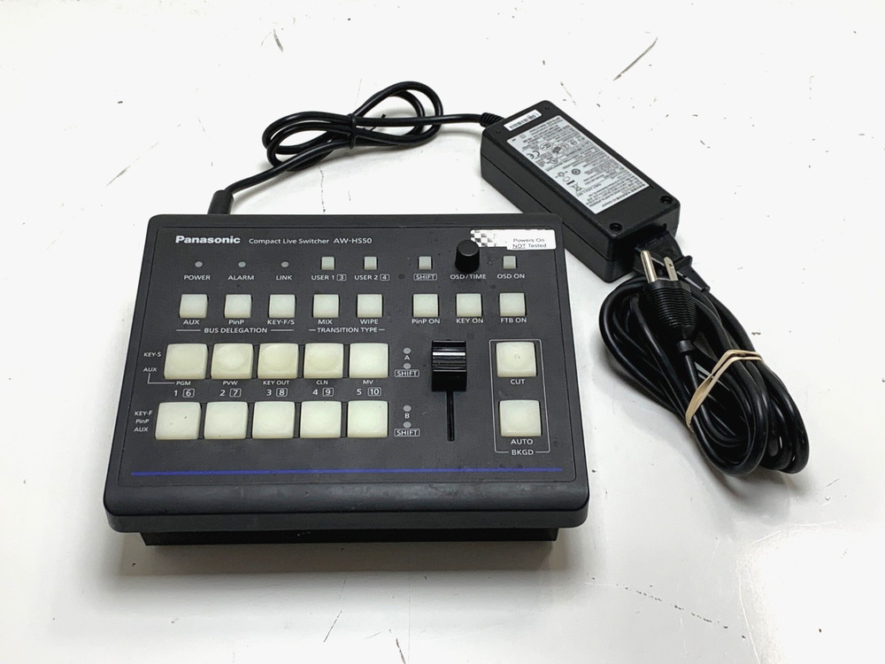 Panasonic Compact Live Switcher AW-HS50 - NOT TESTED - READ