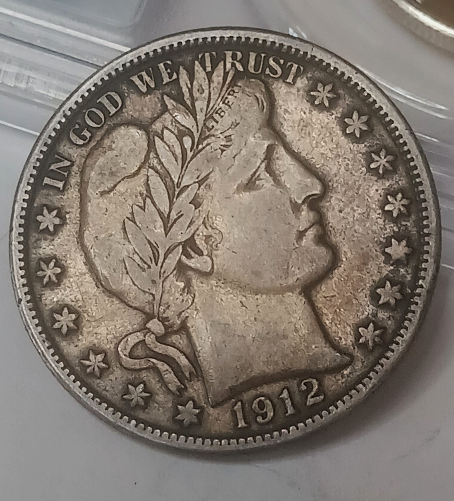 1912 D BARBER HALF DOLLAR  SUPER NICE VF++