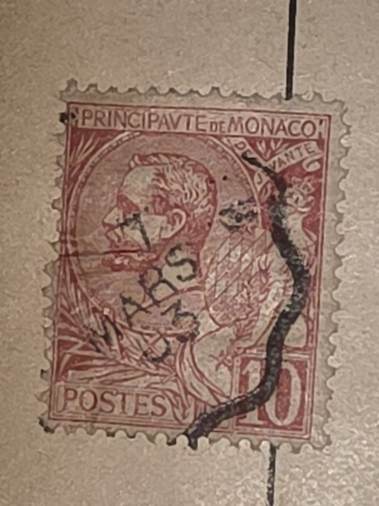 Foreign Monaco 10c Stamp Used - #I558