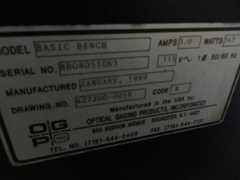 Optical Gaging Products Basic Bench Optical Comparator 14" - OGP1