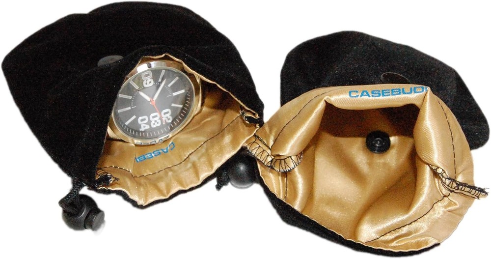 Soft Watch Travel Case | 2 Pack | Black