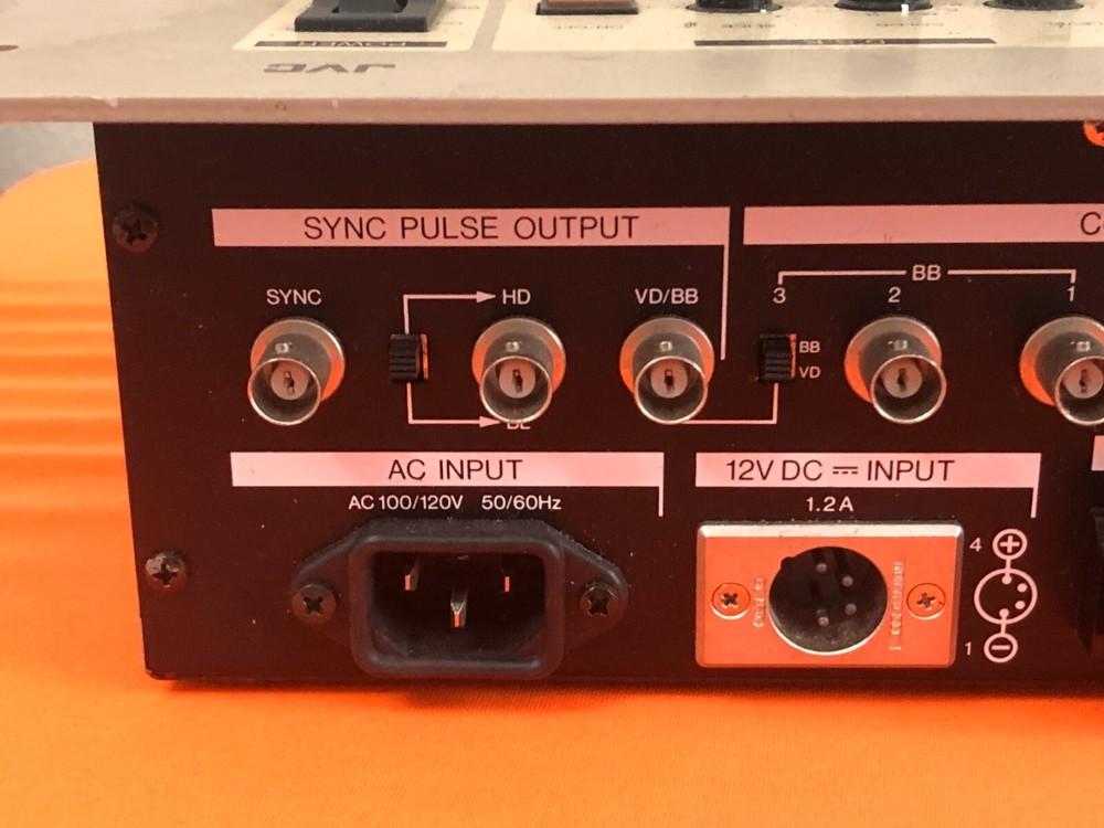 JVC KM-1200 Color Special Effects Generator / POWERS UP / UNTESTED