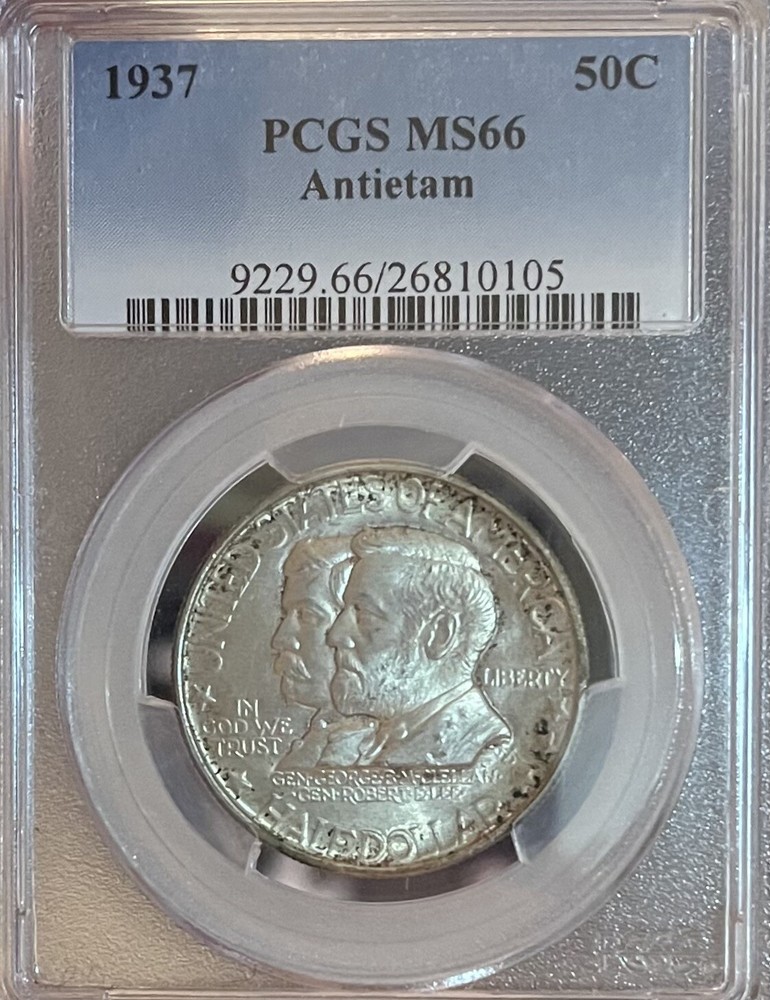 1937 PCGS MS66 Antietam Commemorative Silver Half Dollar