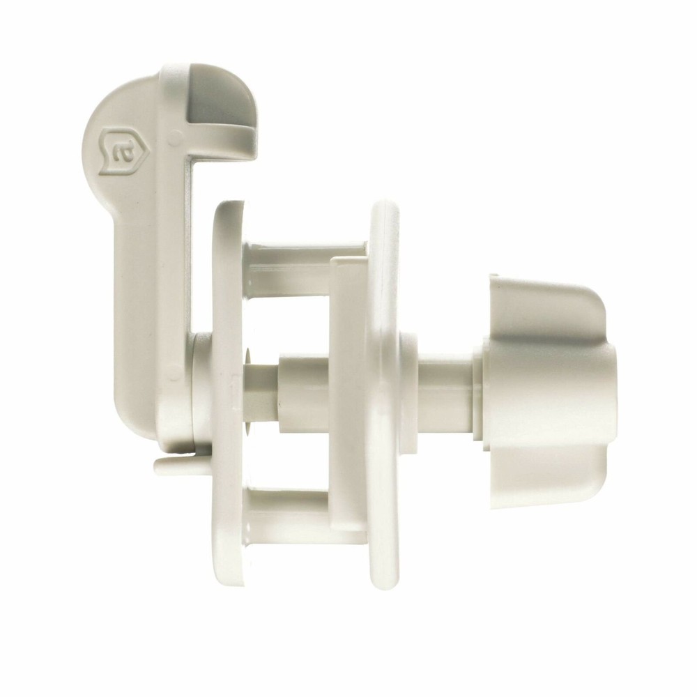 attwood 11404-6 Universal Pontoon Replacement Gate Latch, White