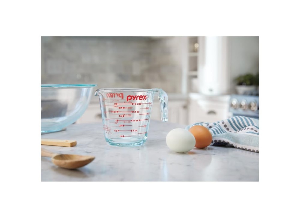 Prepware 6001075 Measuring Cup Red Graphics Clear