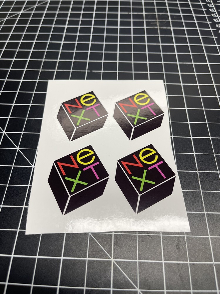 Next Computer Logos vinyl decals qty 4