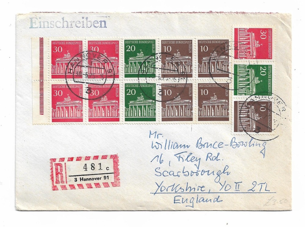 Germany envelope - cover 1975 Hannover