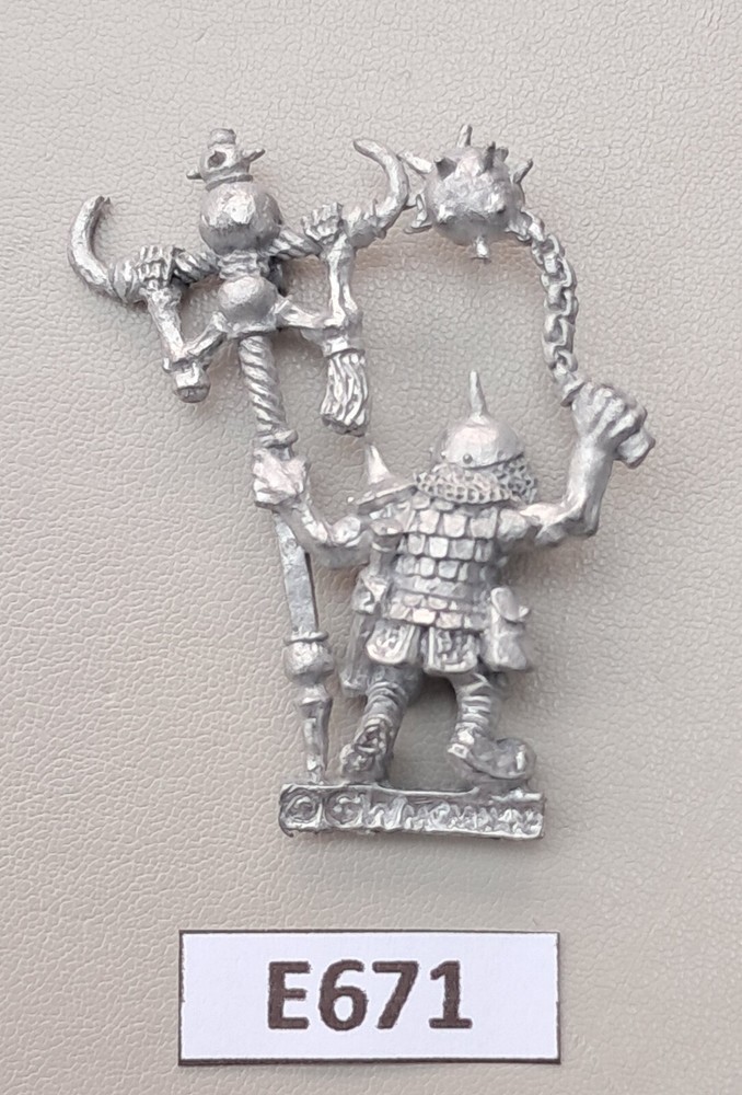 1980s Gobbo Goblin Command Standard Bearer GW - (E671) Metal