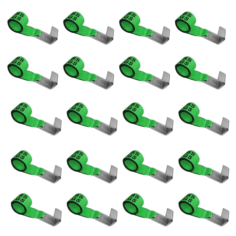 20 Pack USA 4" x 5' Roll Off Container Winch Strap w/ Large Flat Hook for Truck