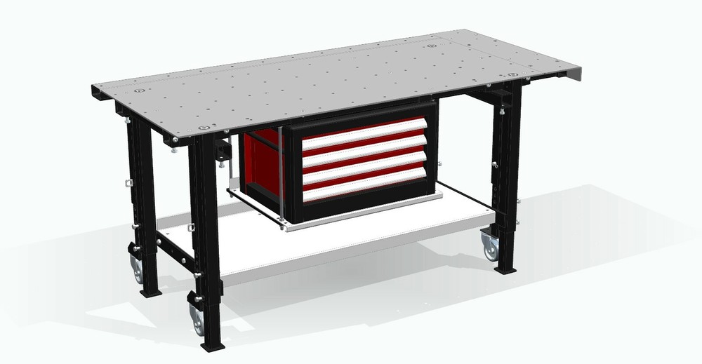Workshop / Welding Bench 1900x850 3D Model in 3D PDF Format