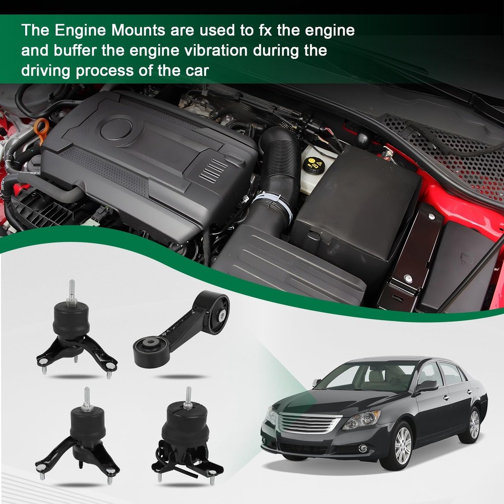 Engine Transmission Mount Set for Camry 2007-2017 Avalon 2008-2012 3.5L 9538